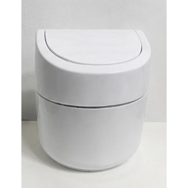 Lixeira Portátil De Mesa Grande Capacidade Com Tampa Click Esconde sacola Escritório Moderna Cozinha BC-22/BC-23