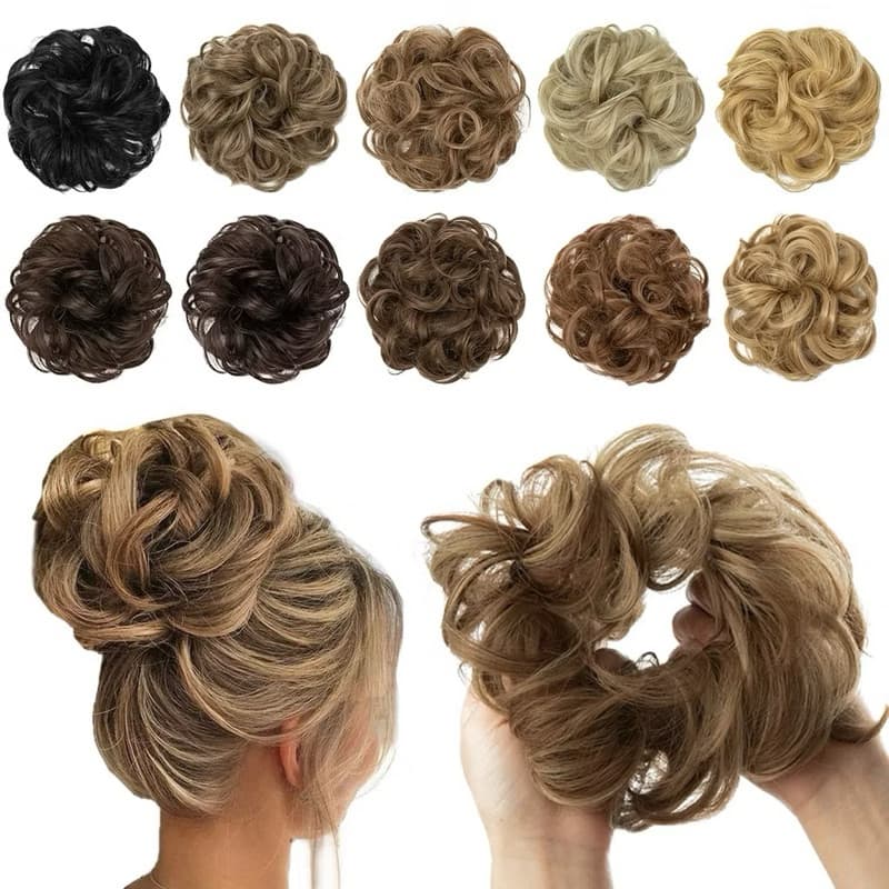 Elástico para Coque Feminino & Infantil, Fabricante de Chignon com Faixa