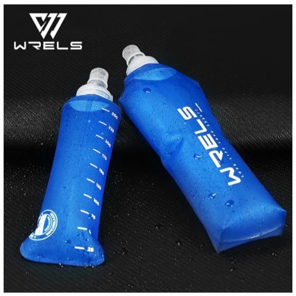 Garrafa Flexível 250ml TPU com Bico Antivazamento Corrida Ciclismo Caminhada Esportes de Aventura
