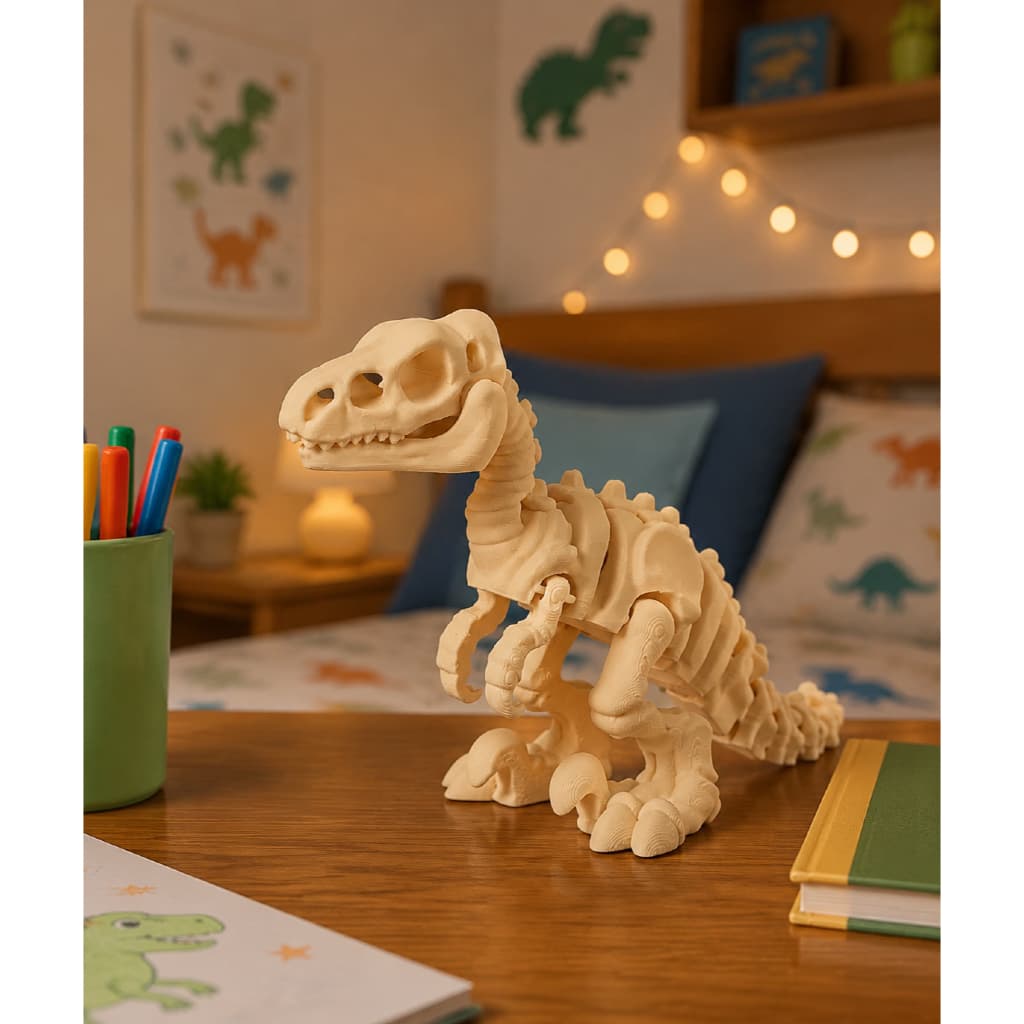 Coleção Dinossauros Articulados – Brinquedo Educativo e Divertido para Crianças | 6 Modelos Exclusivos