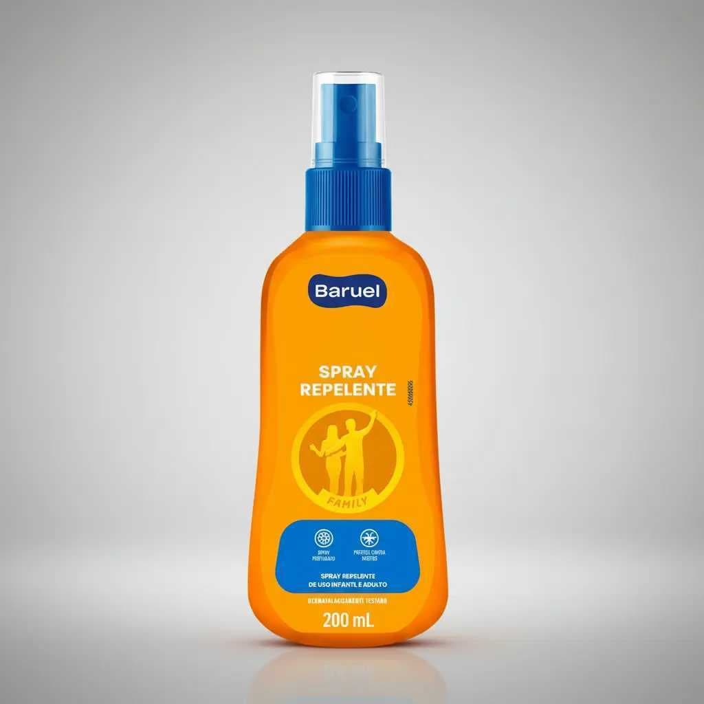 Repelente Baruel Family 200ml Uso Diário Adulto Infantil