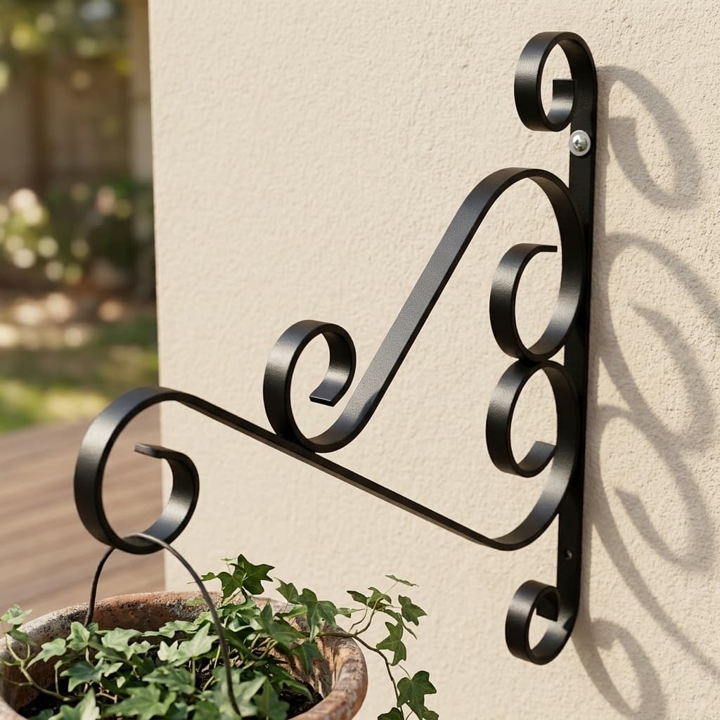 Suporte para Plantas e Vasos Estilo Colonial Coração– Decoração Elegante para Jardim