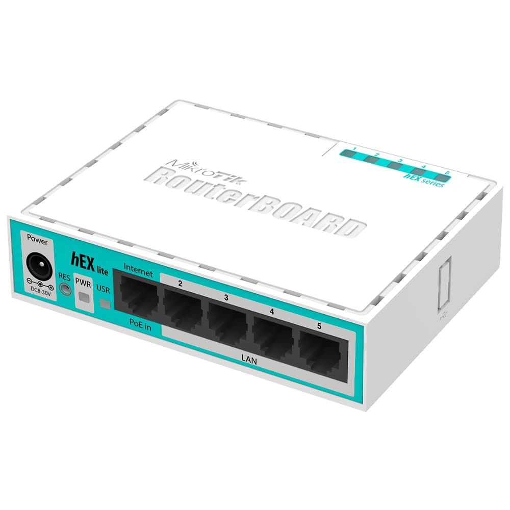 Routerboard RB750R2 HEX MIKROTIK LITE 850MHZ 64MB | Nota Fiscal | 100% Original Novo