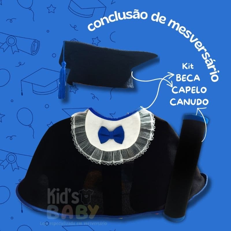 beca conclusão de mesversário formatura baby