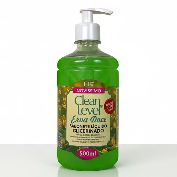 Sabonete Líquido Clean Level Erva Doce Hair Fly 500ml