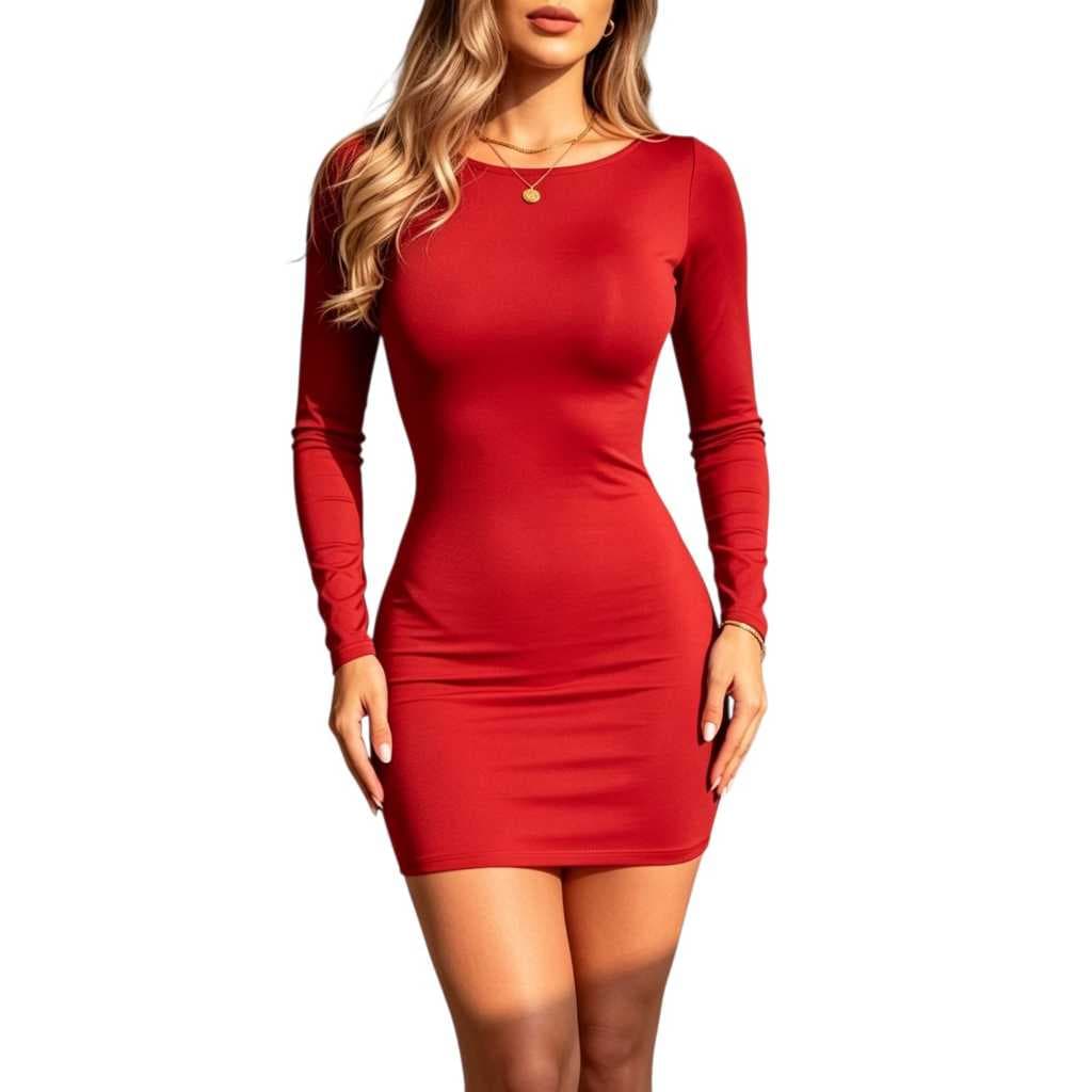 Vestido Feminino Tubinho Poliamida - Conforto Térmico e Zero Rugas