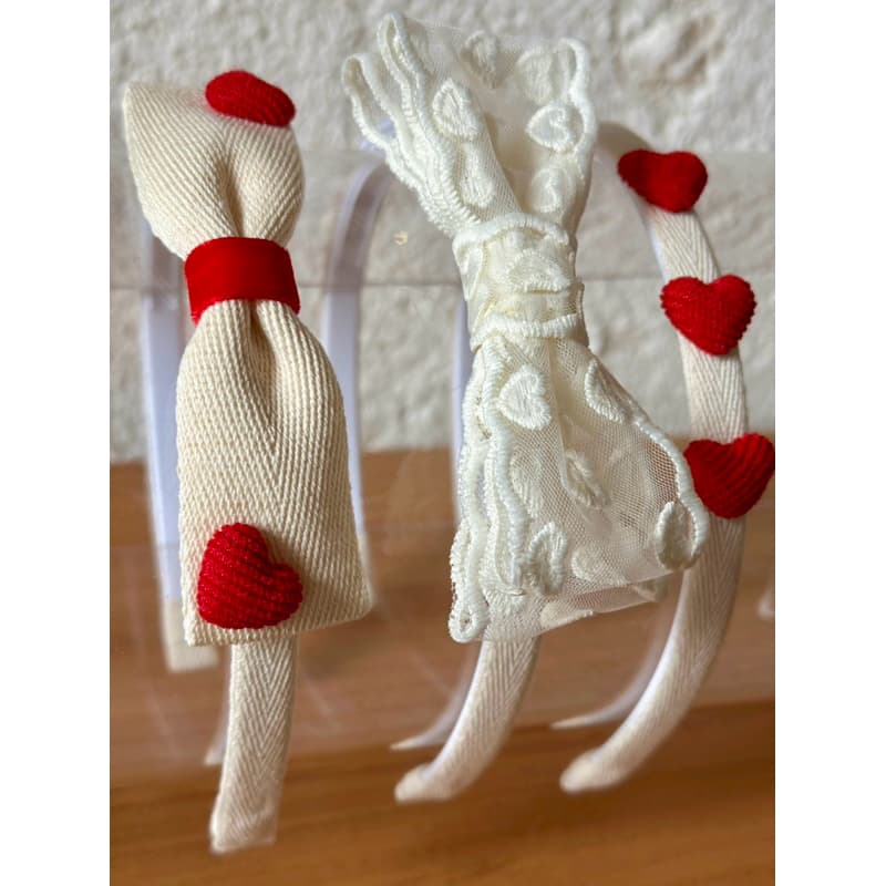 Kit Tiara de corações | Tiara infantil| Arquinho infantil | Tiara infantil