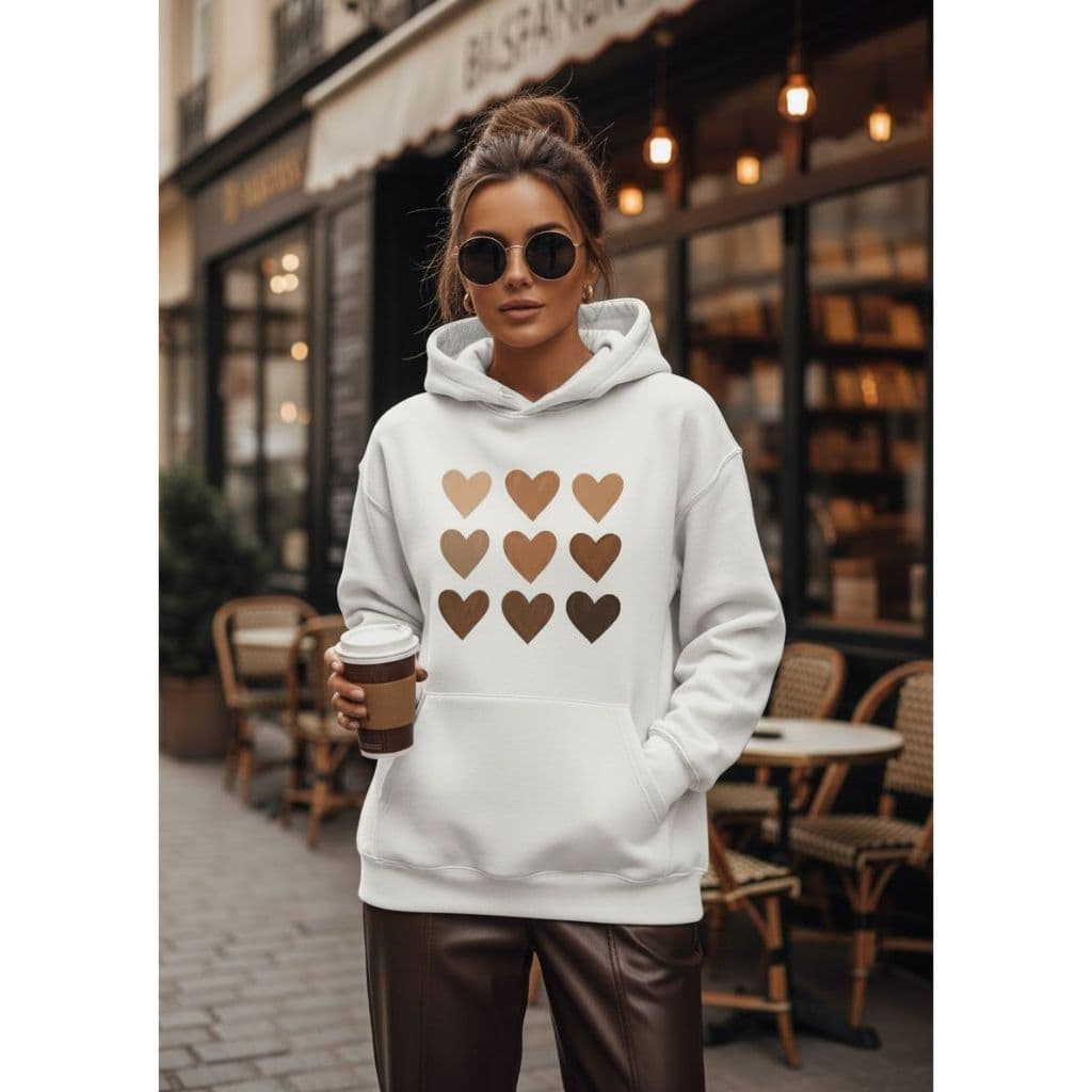 Moletom Canguru Com Capuz Feminino Fofo Moletom De Cora莽茫o Feminino Casaco Feminino Tendencia