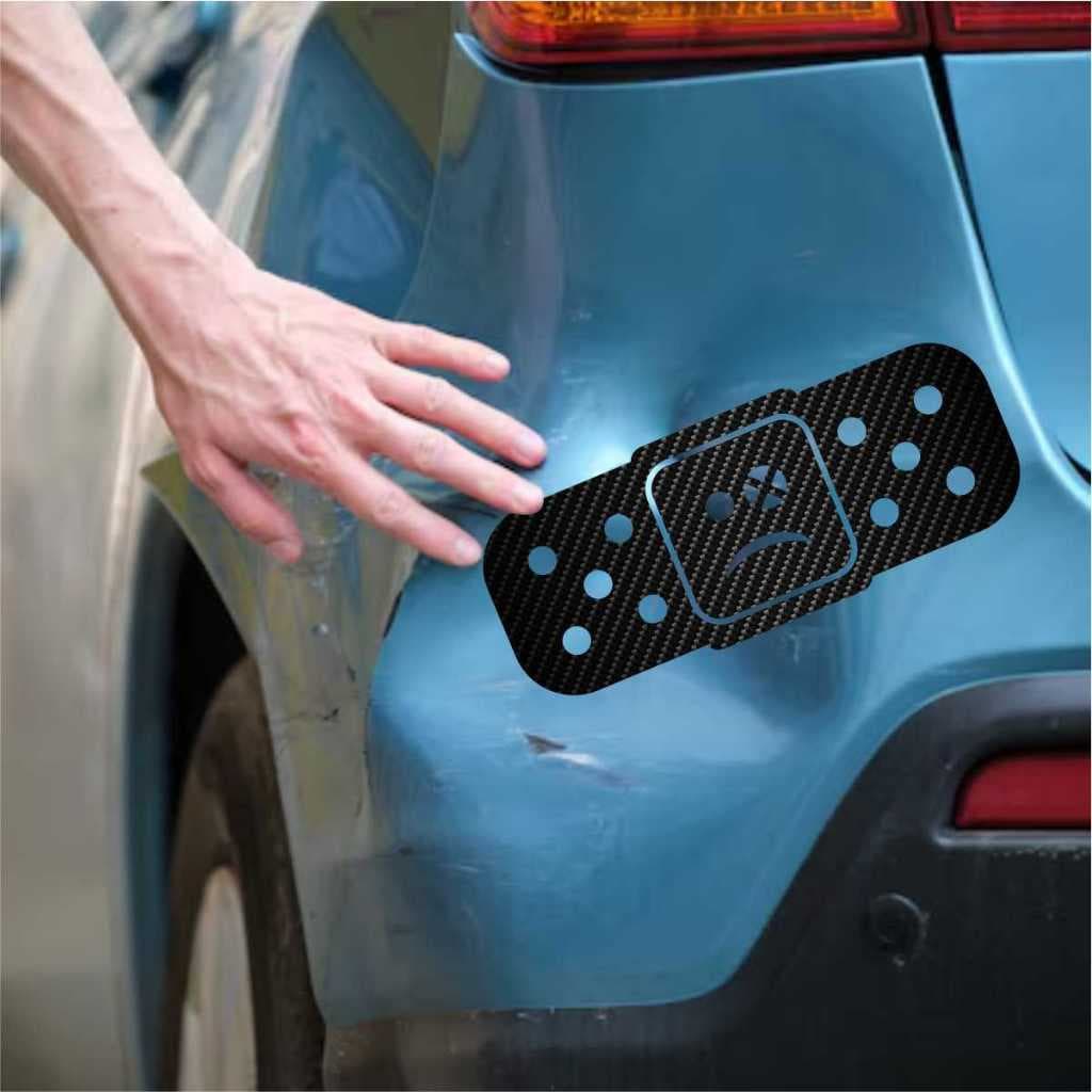 Adesivo Black Band-aid Fake Gigante Curativo Carro Humor Divertido