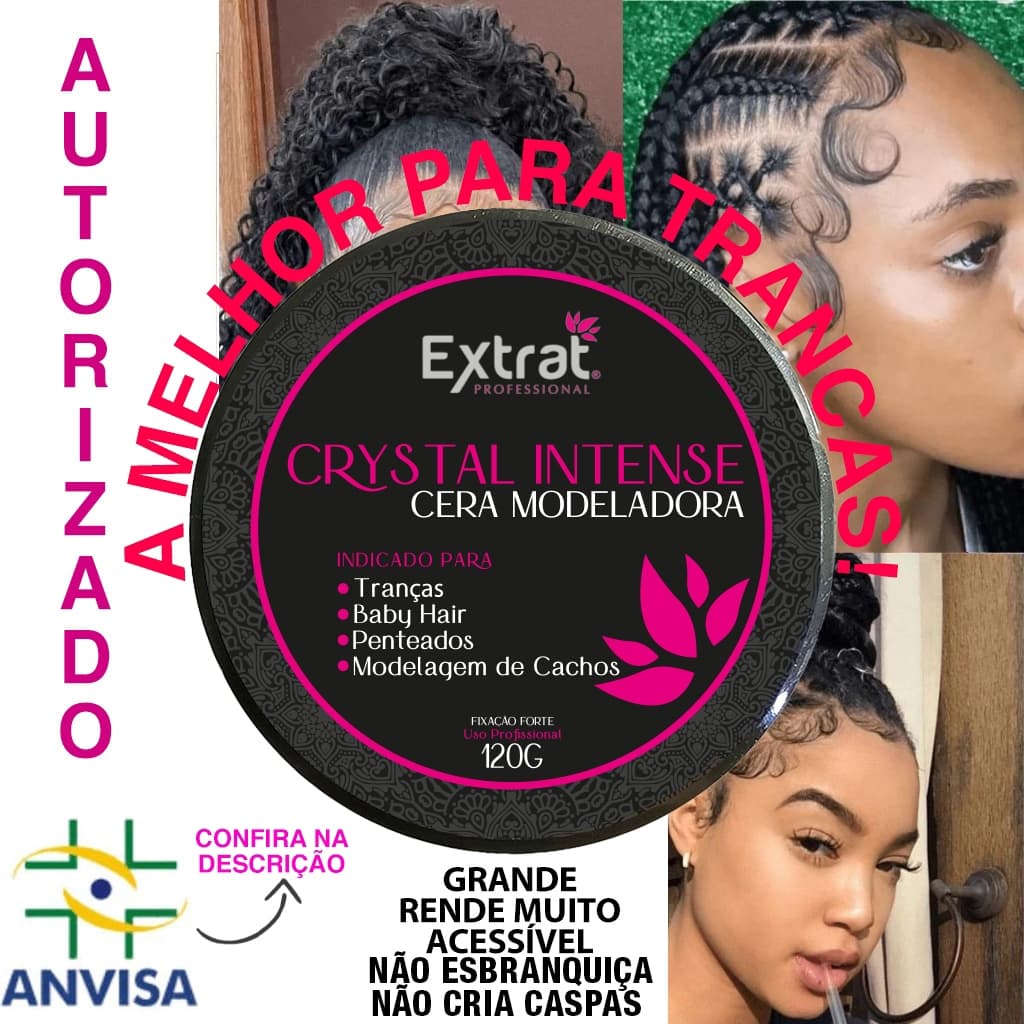 10 Cera Modeladora Tranças Box Braids Trança Cachos Penteados Modelagem Baby Hair Extrat Atacado