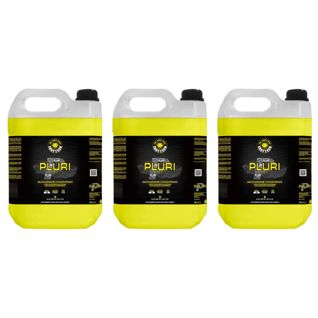 Kit 3 Multilimpador Apc 1-50 Pluri 5 Litros Easytech