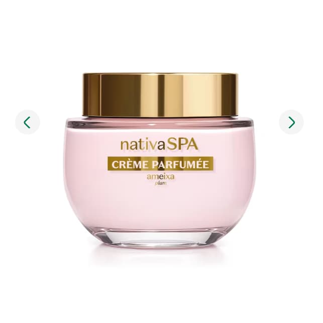 Crème Parfumèe Ultra Perfumado Nativa Spa Ameixa 200g, o Boticário.