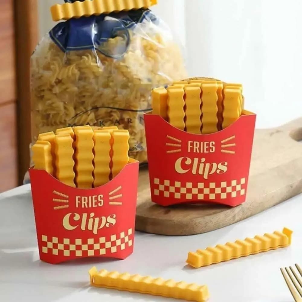 KIT 12 PRENDEDORES BATATA FRITAS
