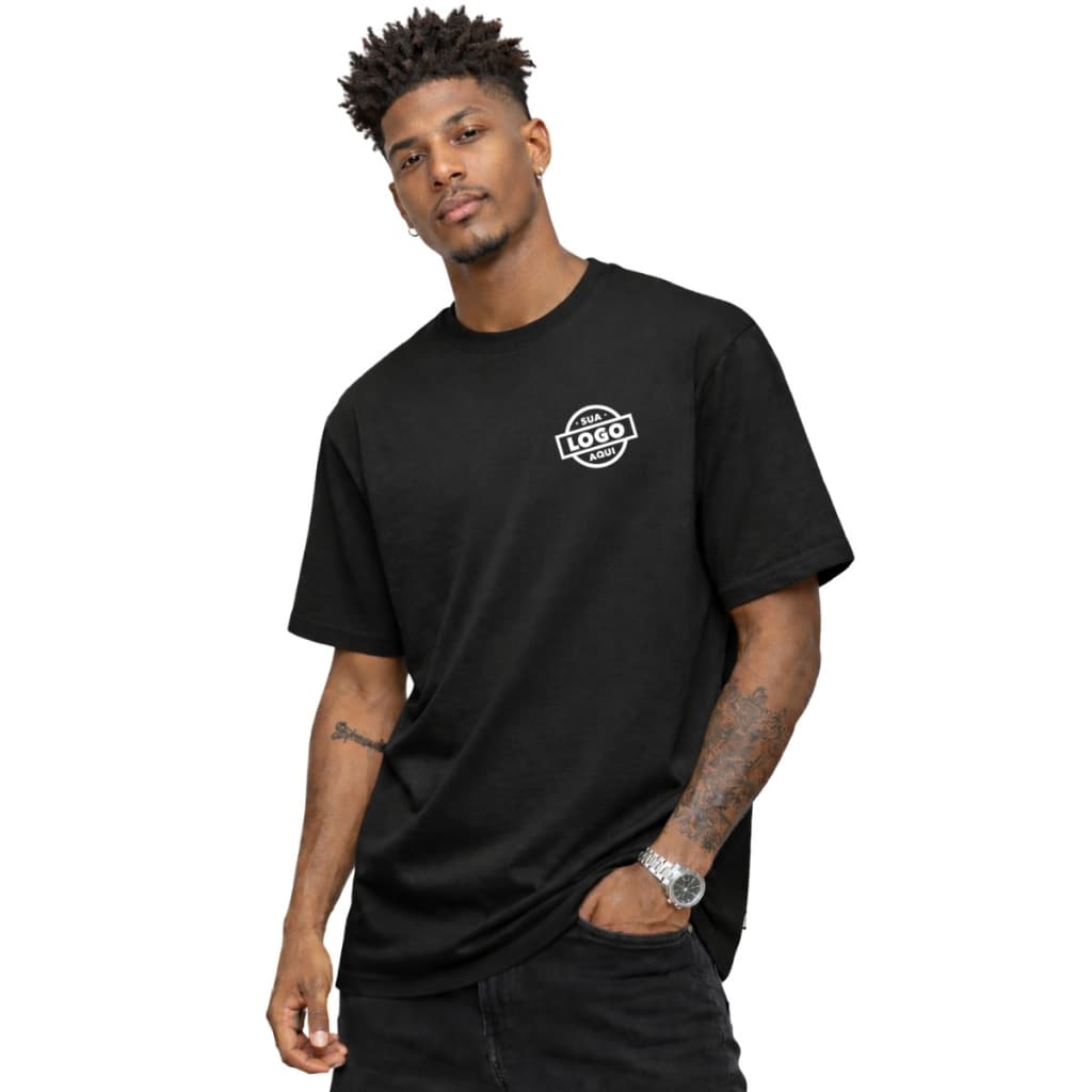 Kit 10 Camiseta Basica Lisa Algodão Gola Redonda Masculina Personalizada