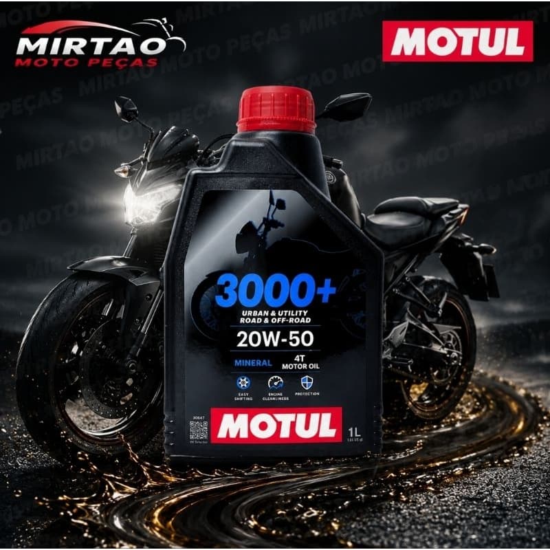 ⚡ Óleo Motul 20W50 4T Original – Alto Desempenho