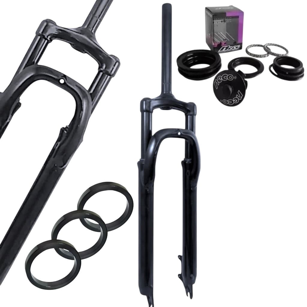 Suspensão gts Amortecedor Aro 29 Aheadset para freio á Disco + Movimento de Direção para bike bicicleta