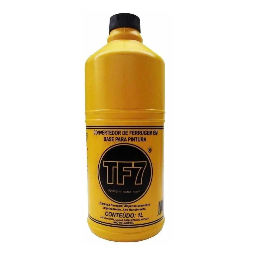 Convertedor de Ferrugem TF7 Base Pintura Superfícies Ferramentas 100ML 200ML 500ML 1L