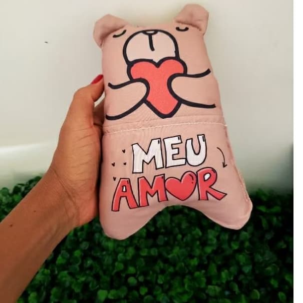 10 Almofadinha urso Dia dos Namorados