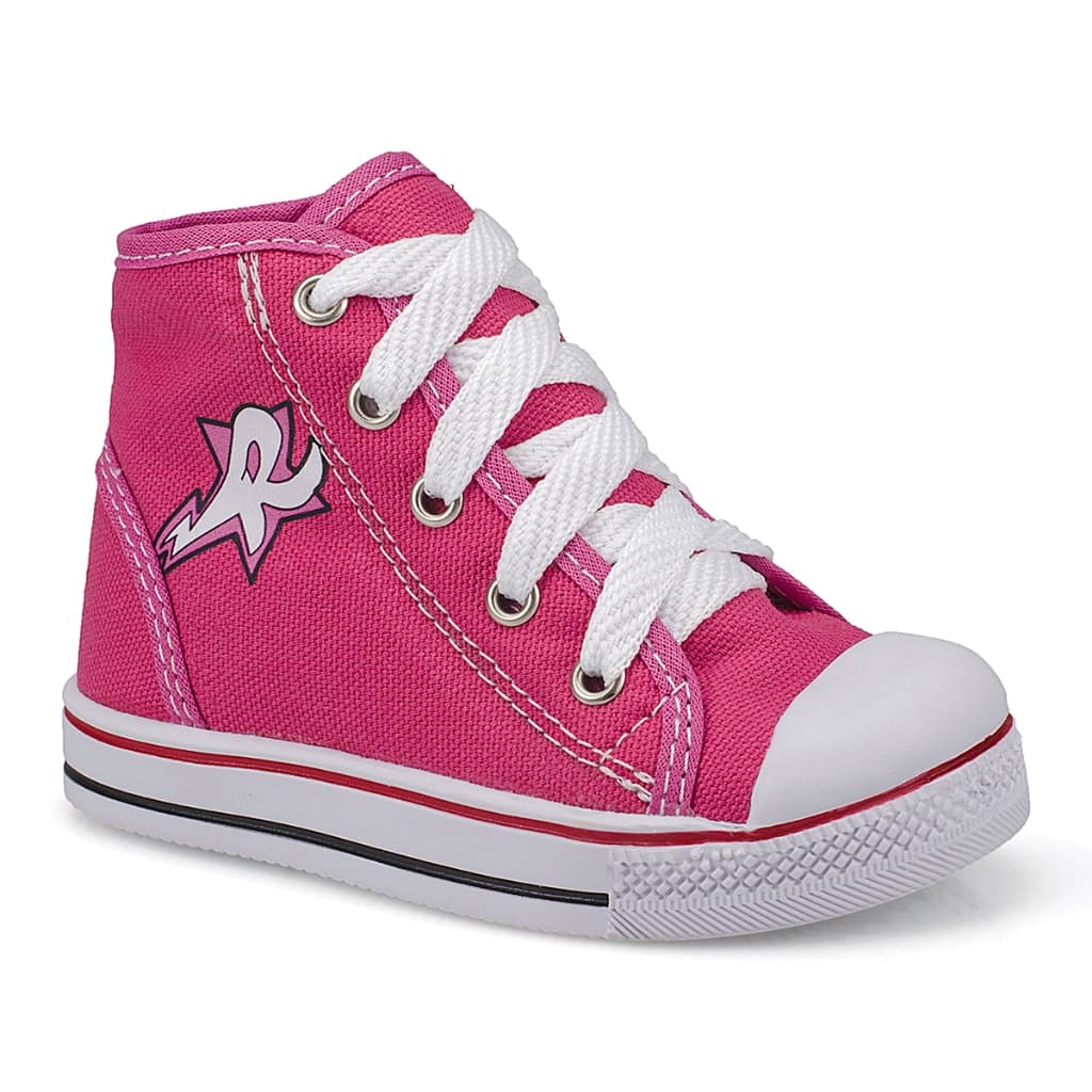 Tenis Cano Alto Infantil Feminino Pink  *ENVIO IMEDIATO*