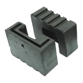 Par De Sapata Escada De Fibra Extensível 30 X 85 Mm Sem Furo
