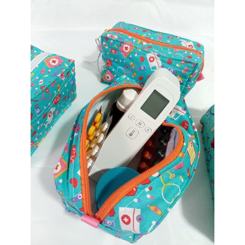 Necessaire Box Multiuso Organizadores Farmacinha Beleza Viagem Maquiagem