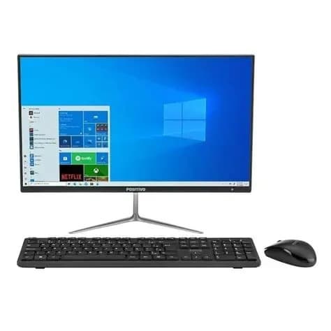 Computador All In One Positivo 21,5” Intel Celeron 4GB SSD 128GB Windows 11