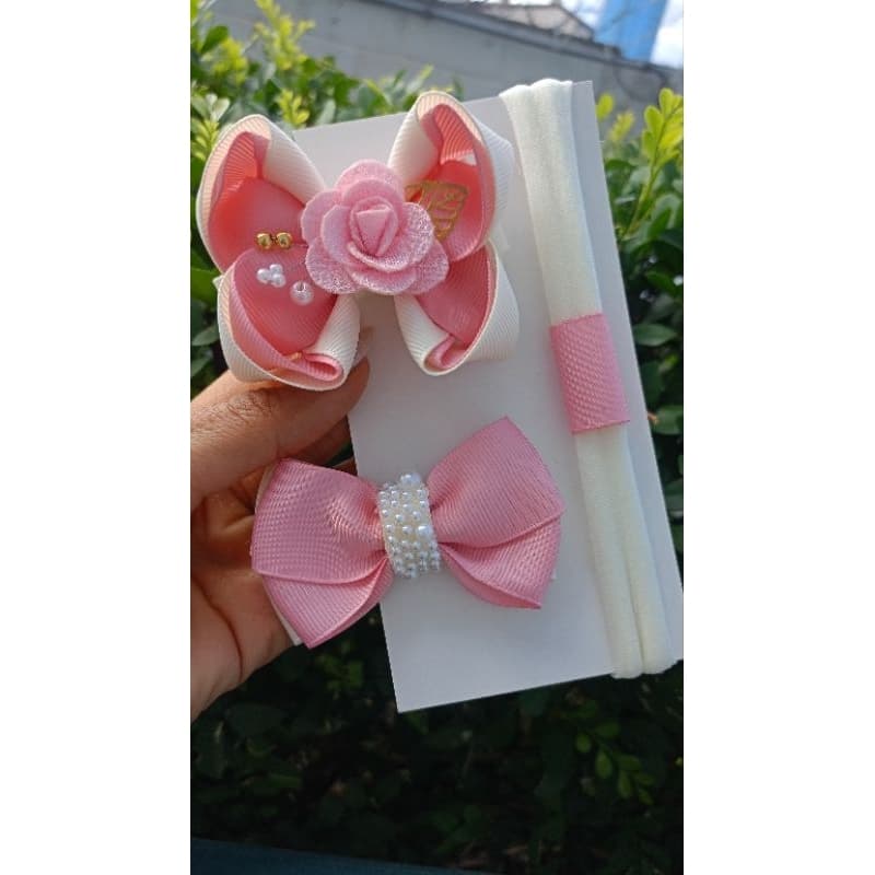 faixinhabebe/kitfaixinha de bebe/maternidade/laço bebe/laço adaptavel na faixinha/laço rosa na faixinha/