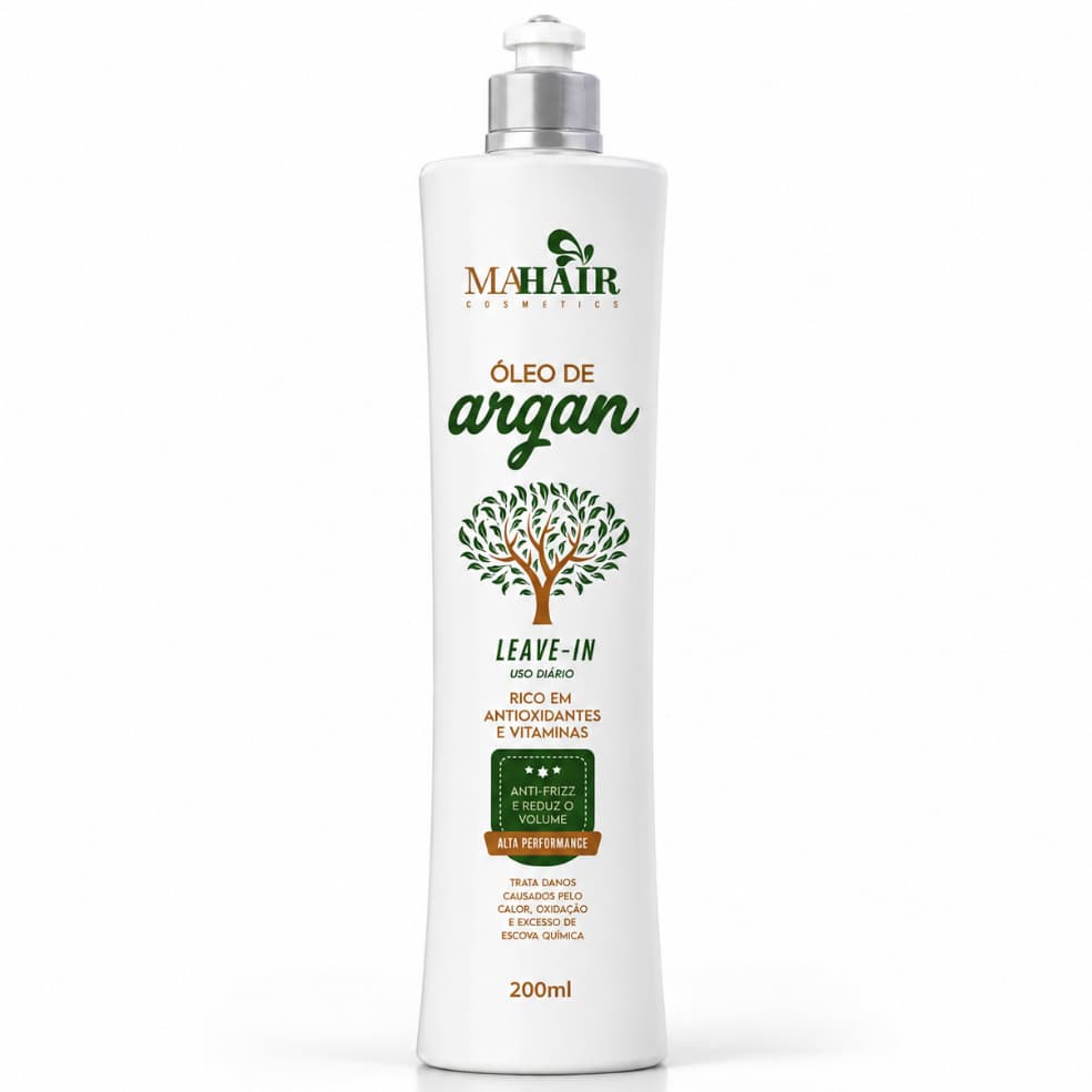 Creme de Pentear Óleo de Argan Mahair Anti-frizz e Reduz o Volume Promoção!