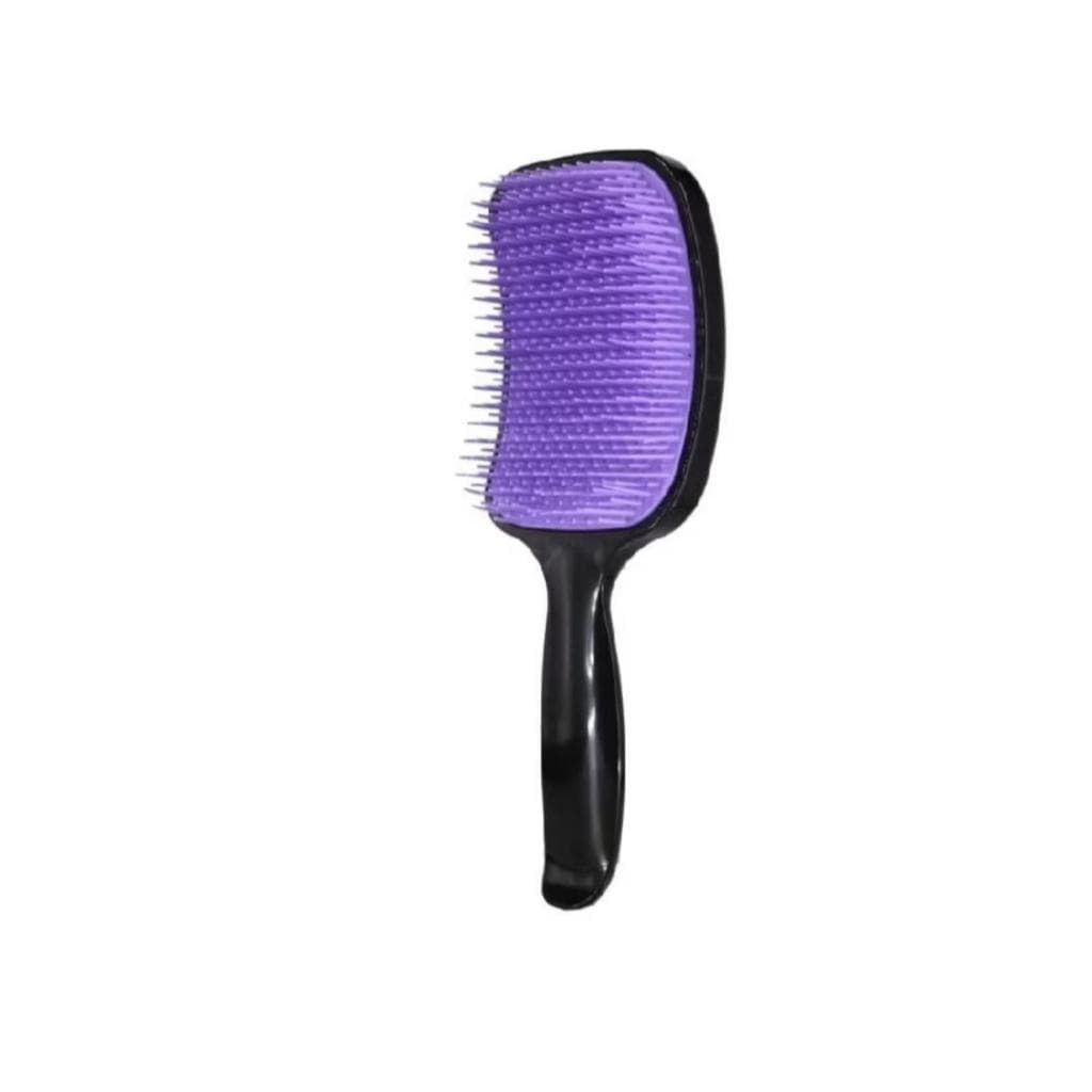 Escova De Cabelo Raquete Desembaraçadora Flex Hair Não Danifica Fios cor neon