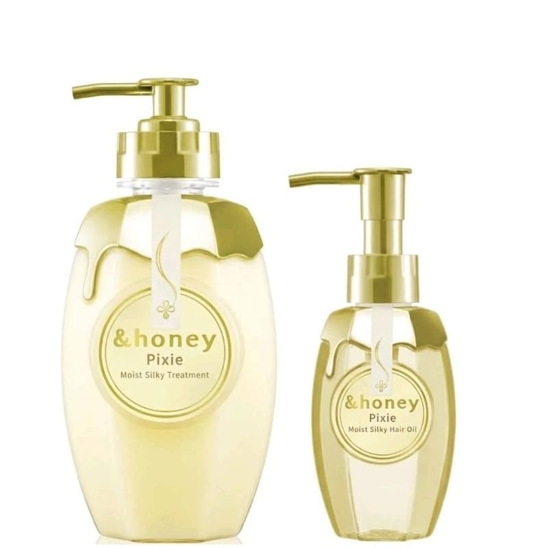 &honey - Pixie Moist Silky - Tratamento (Step 2.0) 440g + Pixie Moist Silky Hair Oil (Step 3 100ml