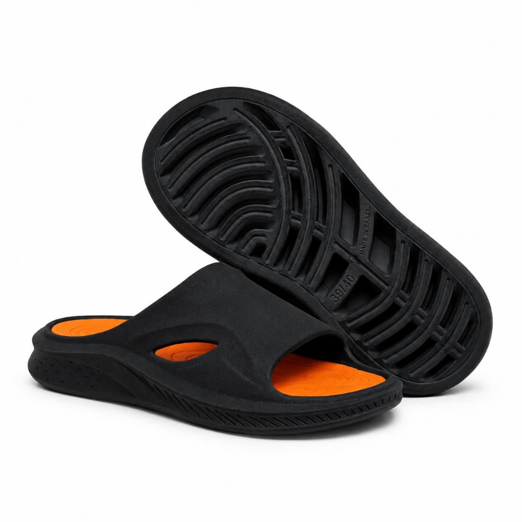 Slide Masculino Eva Palmilha Removível Conforto Estilo Moda Macio Anatômico Leve Antiderrapante Prom