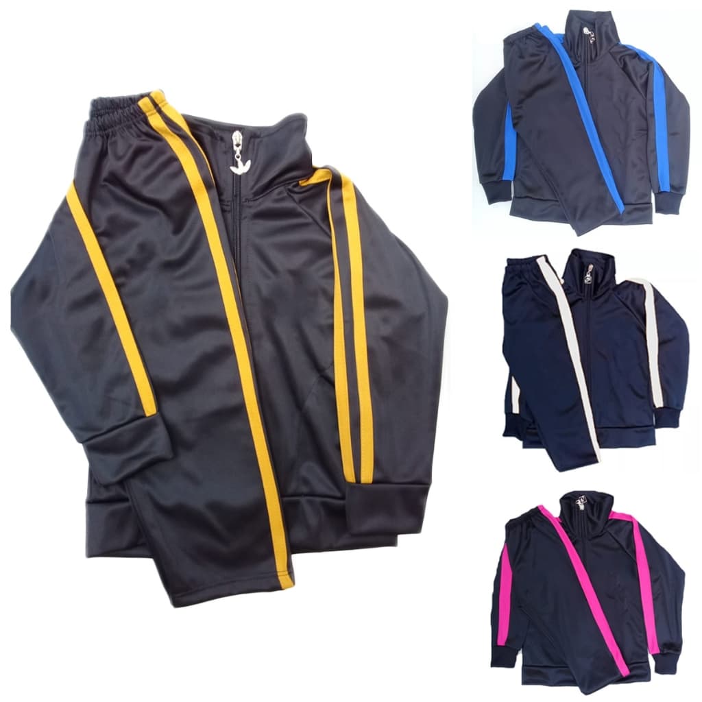 CONJUNTO AGASALHO INFANTIL JUVENIL TECIDO BOA QUALIDADE Abrigo