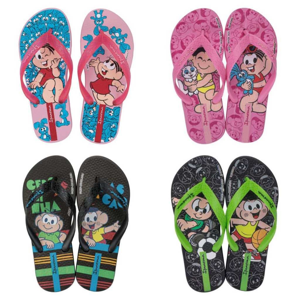 Chinelo Infantil Ipanema Turma da Monica Original 2026