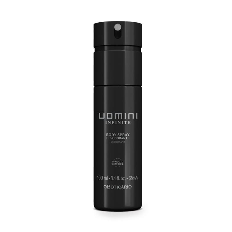 Desodorante Body Spray Uomini Tradicional, Uomini Infinite e Refil Uomini Tradicional O Boticário 100ml