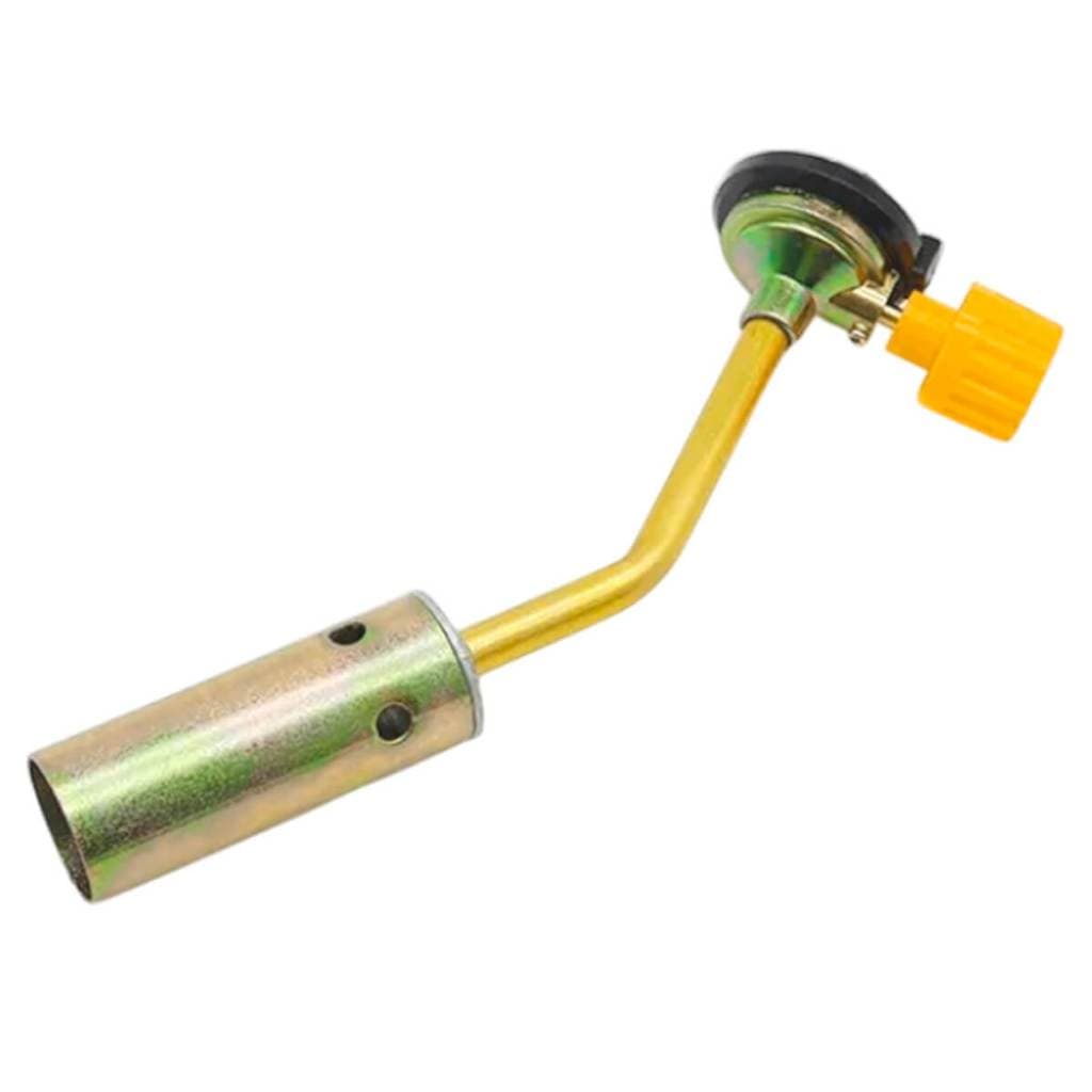 Bico Maçarico Fino Regulável Profissional Para Cartucho Butano 150mm Chama Ajustável