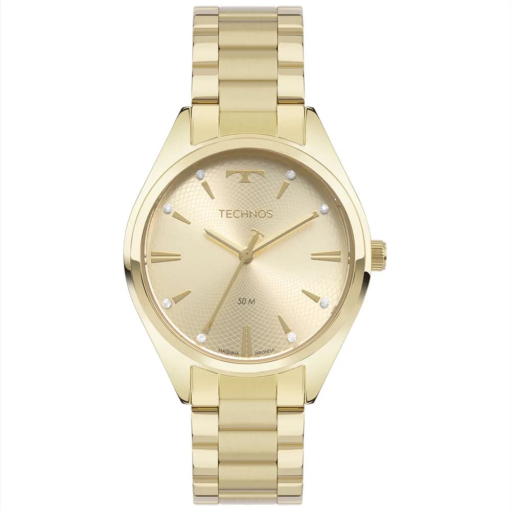 Relógio Technos Feminino Boutique Dourado