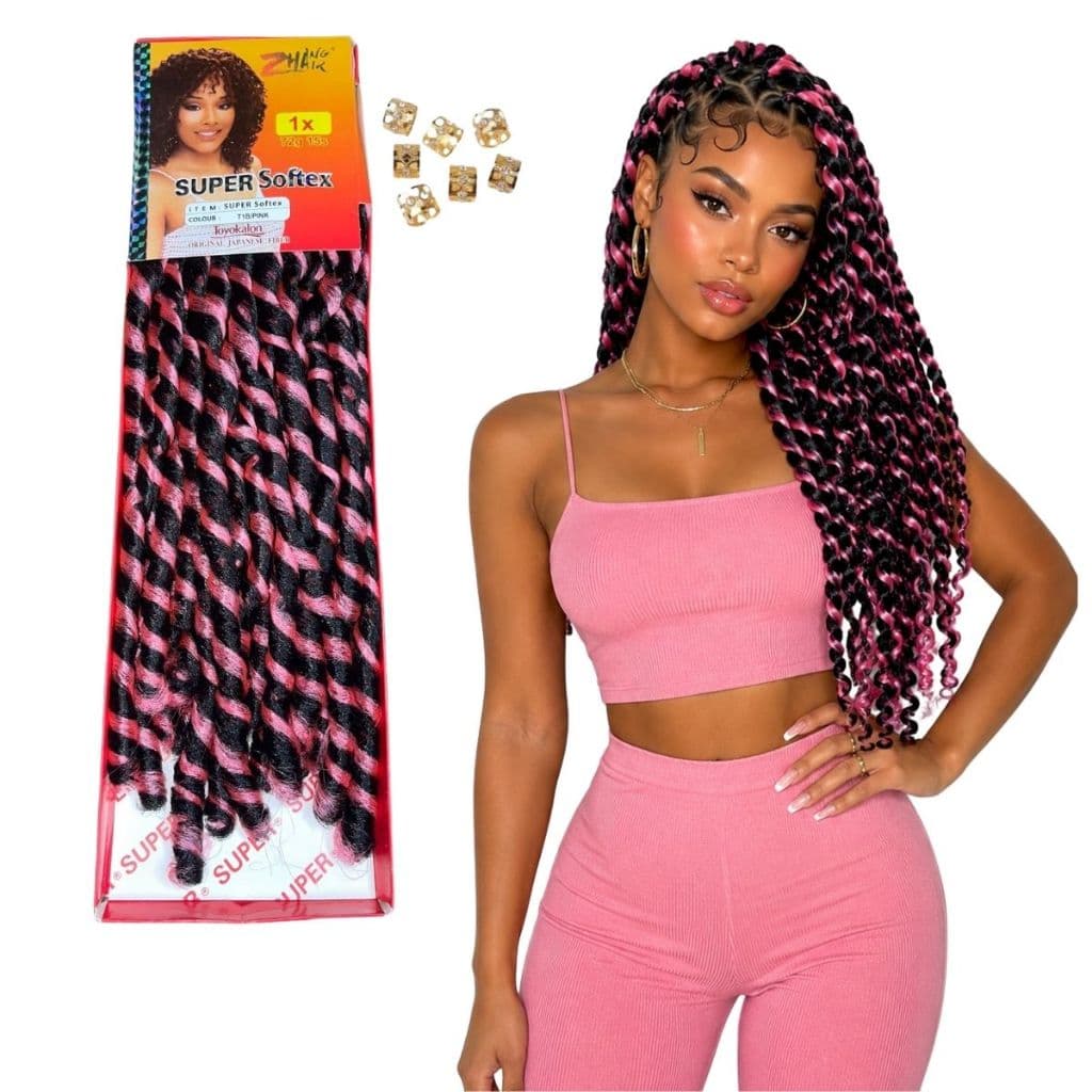 Cabelo Cacheado Nina Softex Crochet Braid Original aplique sitentico70gr