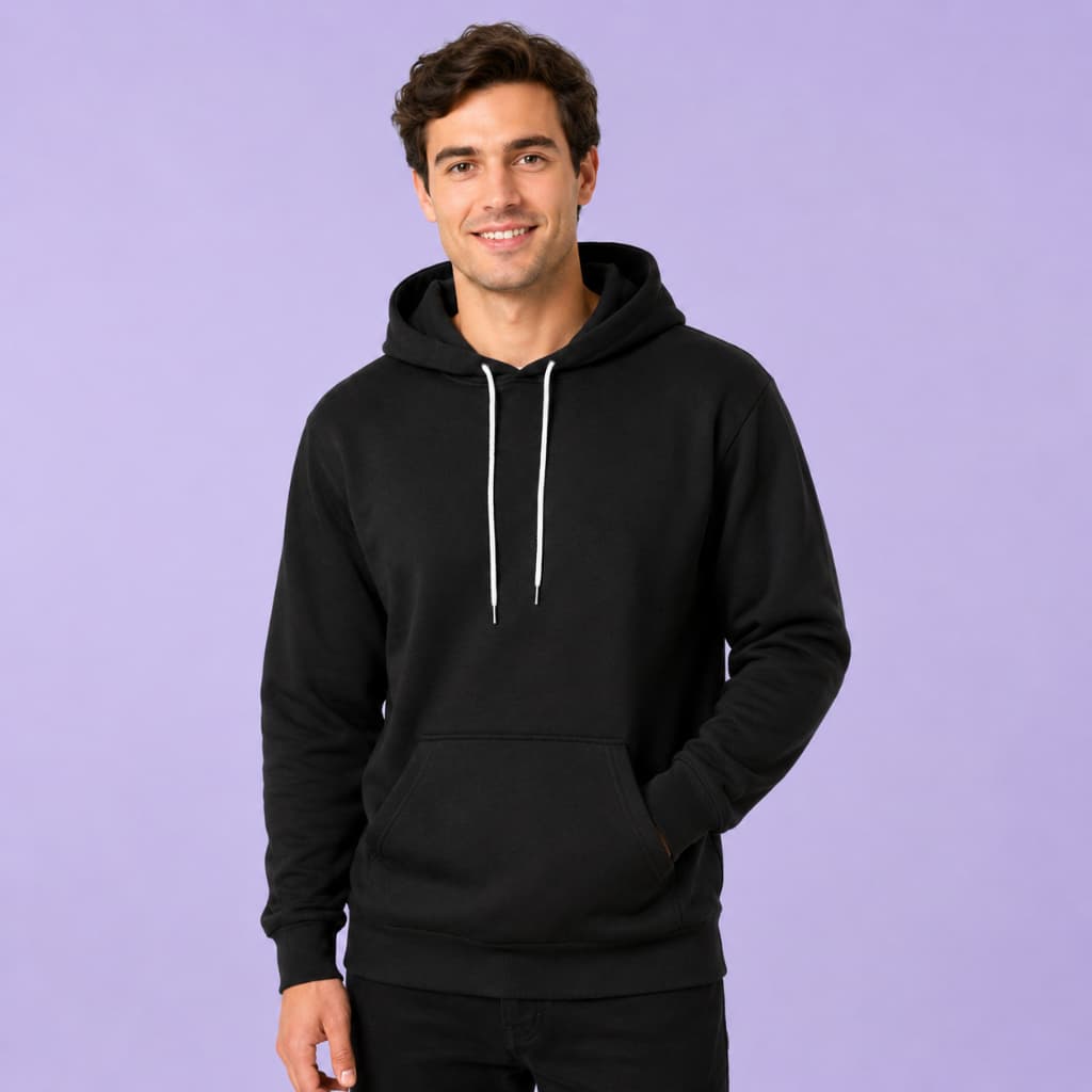 Moletom Capuz Ajustável Bolso Canguru Casual Street Confortável