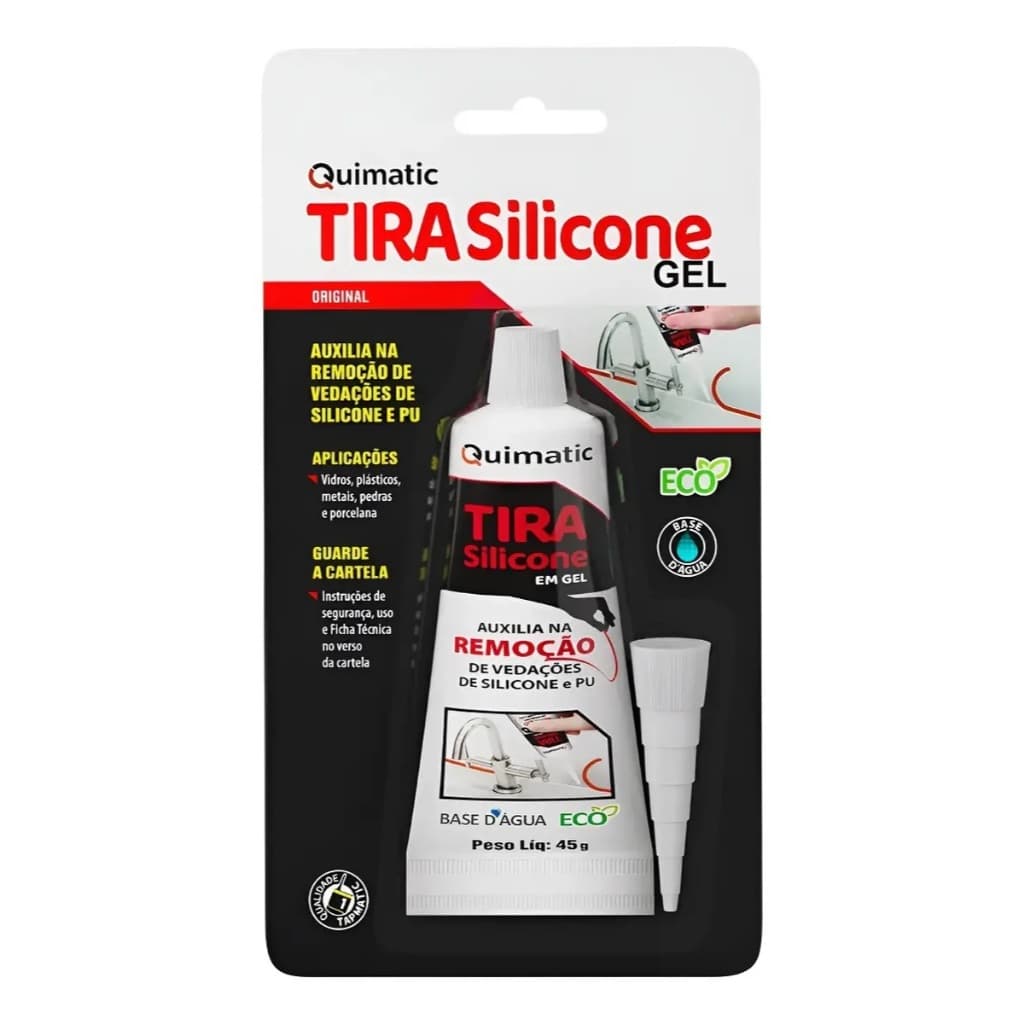 Tira Silicone Removedor Pu Em Gel 45g Ecológico Base D'agua Quimatic