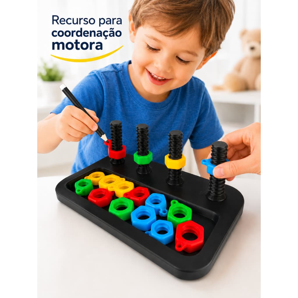 Brinquedo Jogo Educativo Infantil Montessoriano Motricidade 17