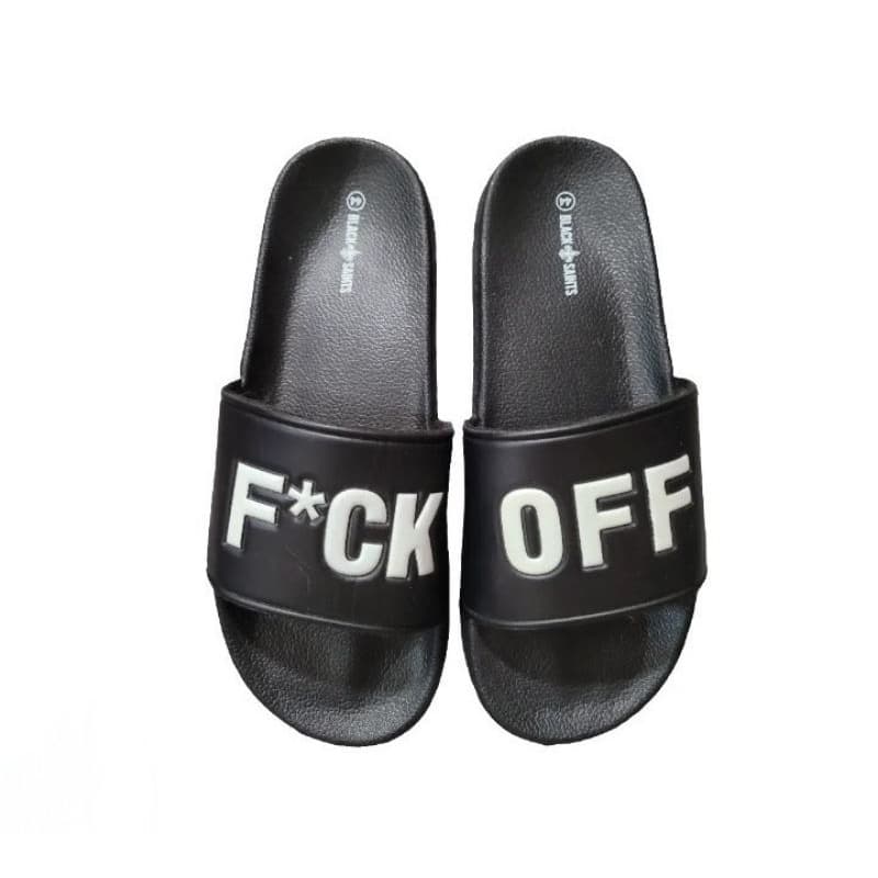 Chinelo slip on unissex f*ck off Tam 34