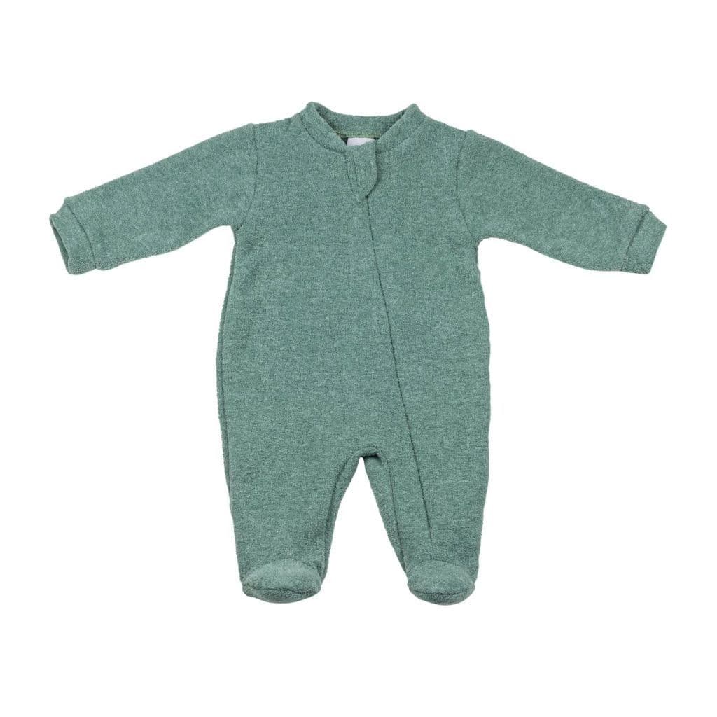 Macacão Longo de Zíper em Soft Glacê Verde