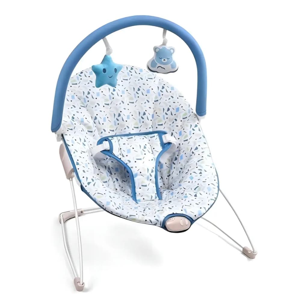 Cadeira De Balanço Para Bebê Multikids Baby Bb218 Azul