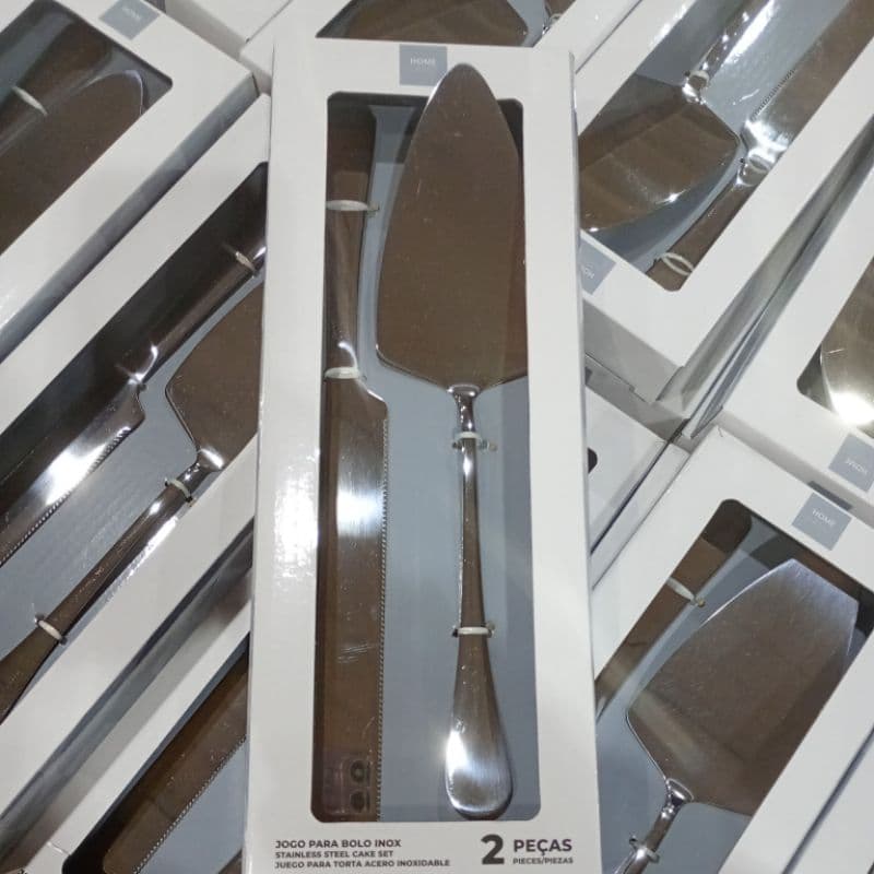 JOGO BOLO INOX 2 PEÇAS