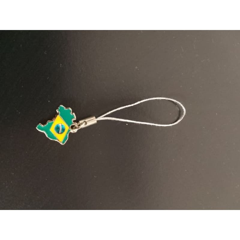 pingente de celular bandeira do Brasil