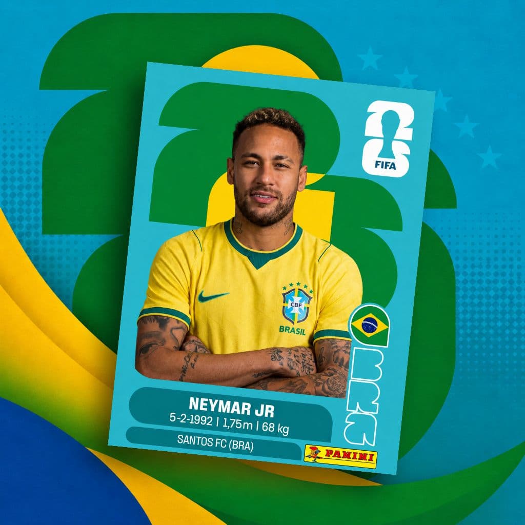 Figurinha Neymar Copa Do Mundo 2026
