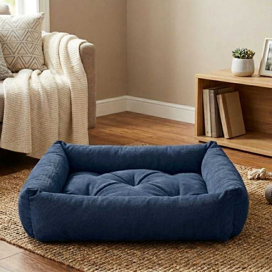Cama Pet Suede Enchimento Siliconado Tamanho P / M / G / GG Caminha Para Pet