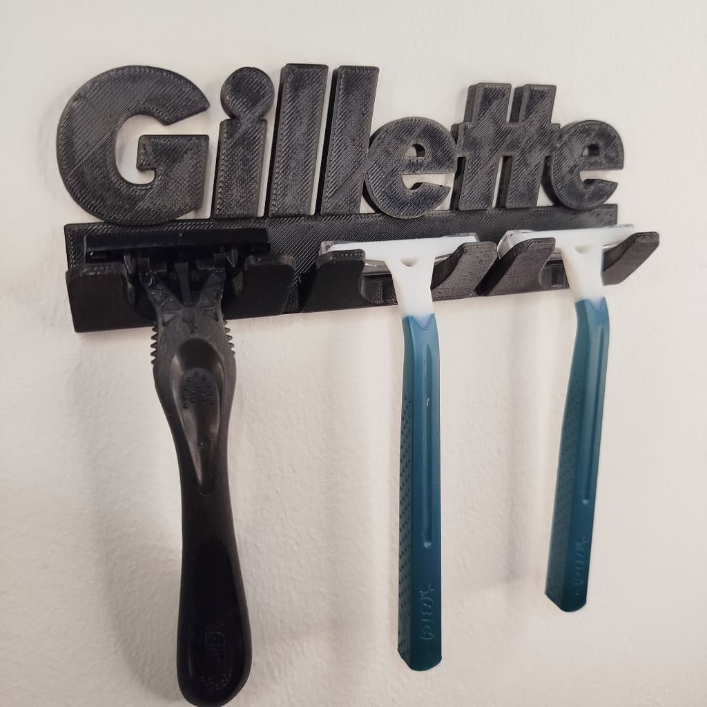 Suporte barbeador Gillette organizador barbeador suporte lâmina barbear suporte Gillette parede suporte masculino banhei