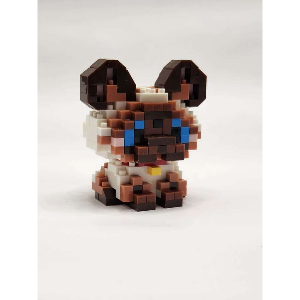BLOCO DE MONTAR GATO SIAMÊS - MICRO BLOCO - PET DAY