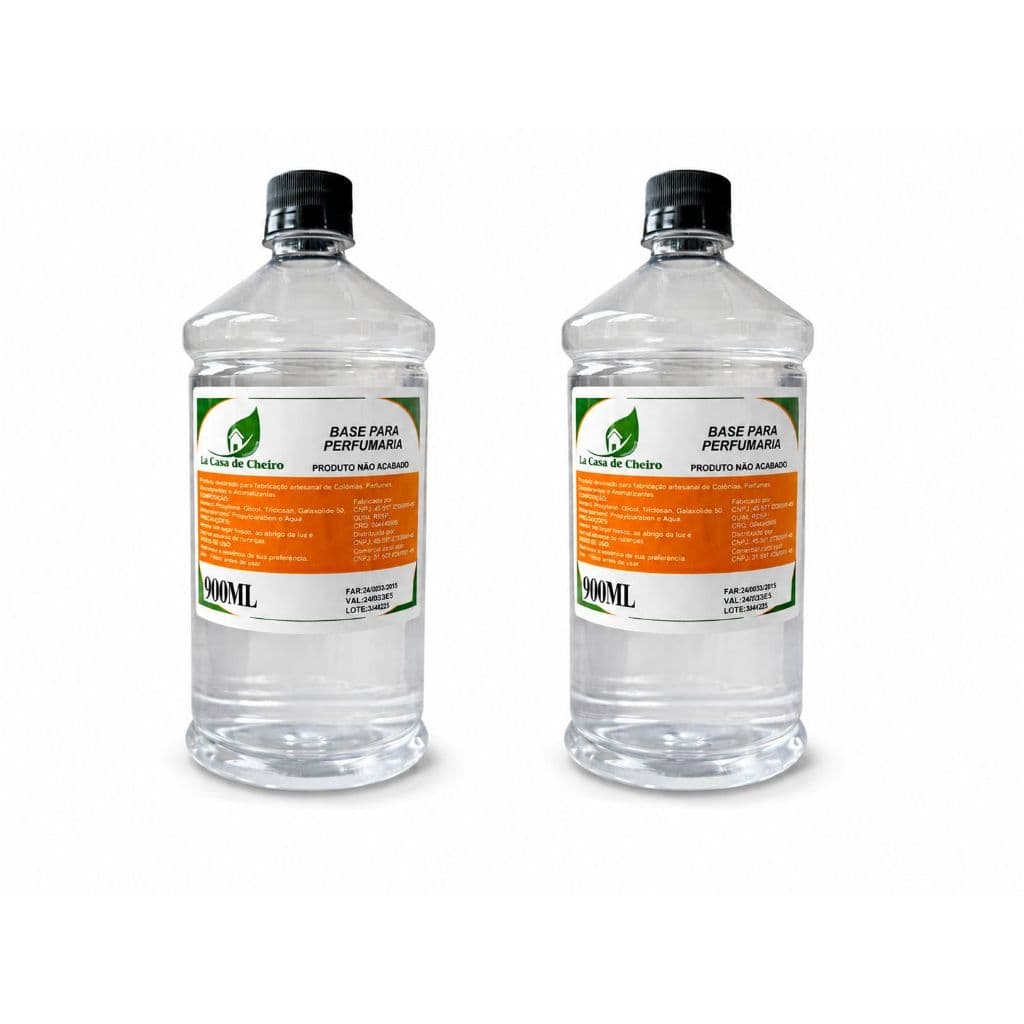Kit 2 Base Pronta Para Perfumaria e Aromatizantes Artesanais Top 900ml
